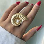 انگشتر حلزون مرواریدی
