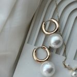 گوشواره حلقه ایی مروارید بزرگ