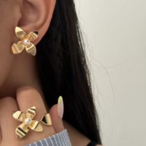 گوشواره گل مروارید