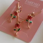 نیم ست گل رز