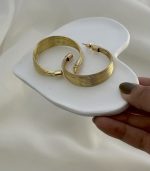 گوشواره نیم دایره پهن - Image 3