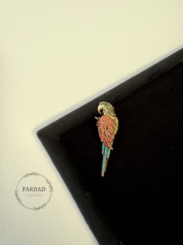 سنجاق سینه طوطی - Image 2