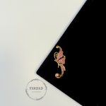 سنجاق سینه پروانه نگین دار