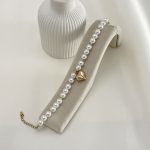 دستبند مروارید قلب ژوپینگ